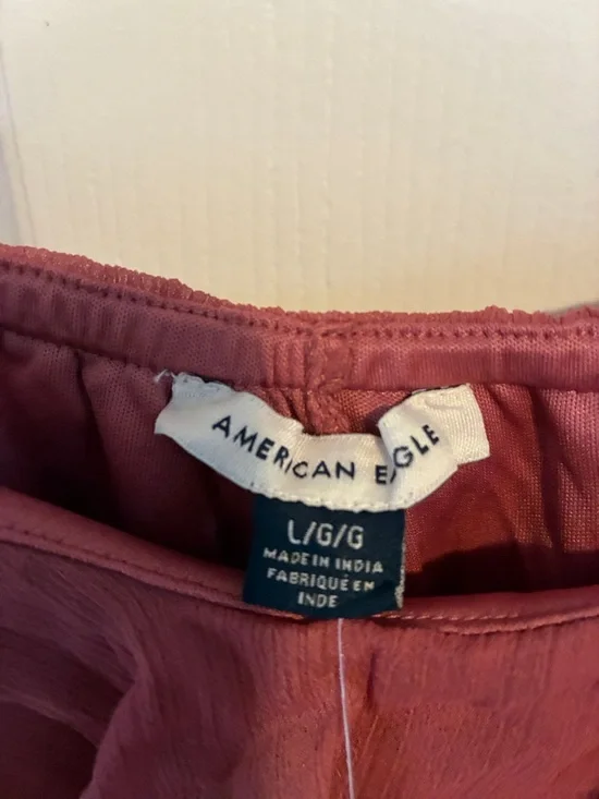 AE Lace Handkerchief Hem Ruffle Mini Dress - Picture 5 of 7